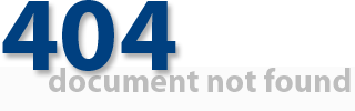404: document not found