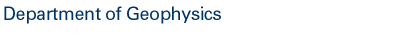 Department of Geophysics
