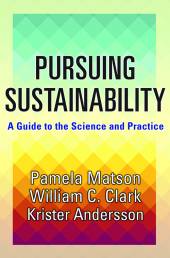 Pursuing Sustainability book cover