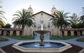 fountain at Stanford