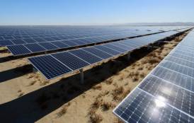 solar panels in Kern County, Calif.