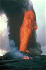 Eruption of Kilauea volcano
