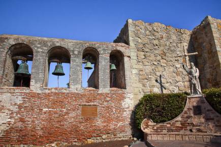 ruins at Mission San Juan Capistrano