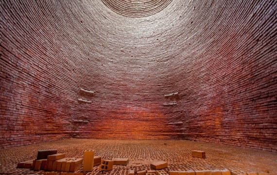 brick kiln interior