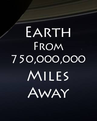 Earth From 750 Million Miles Away title image