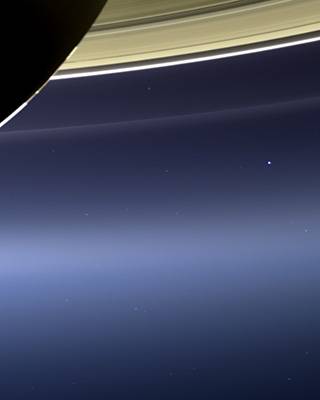 Earth From 750 Million Miles Away image