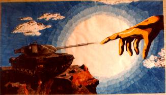 A tank and the finger of God